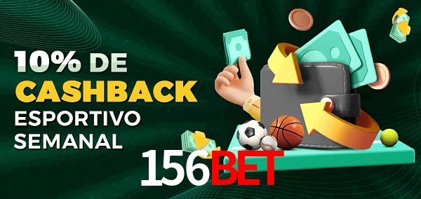 10% de bônus de cashback na 156Bet